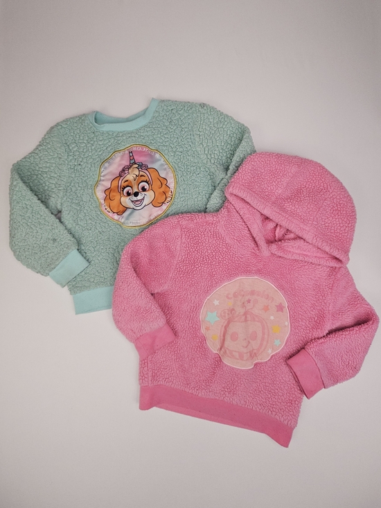 Nickelodeon Other - 5/$25 3T Toddler Sherpa Sweater Lot Paw Patrol Cocomelon Fleece Pullovers